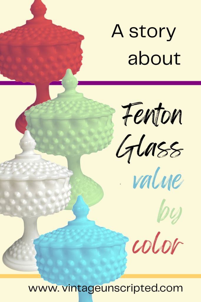 fenton glass by color