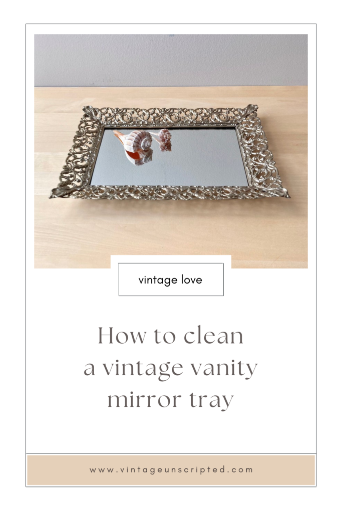 vanity mirror tray