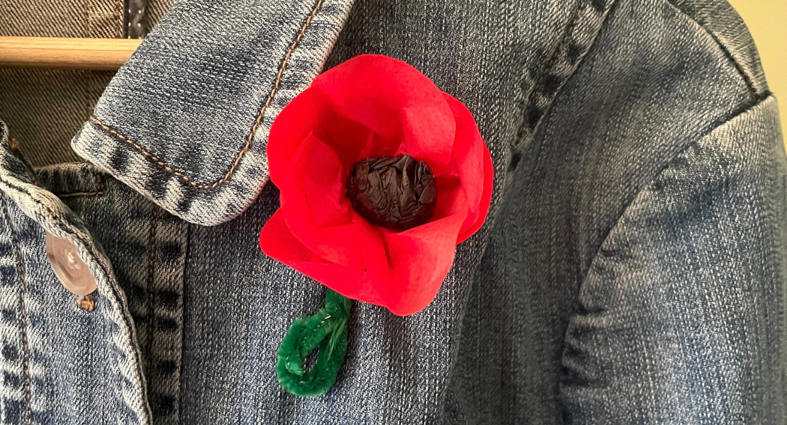 Red Poppy Boutonnieres For Remembrance Day, Veterans Day & Memorial Day