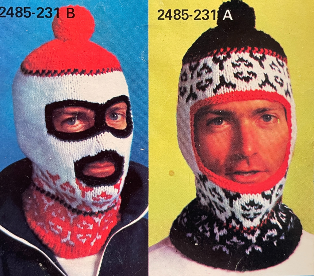 Knit a 1970s Balaclava Winter Hat - Vintage Unscripted