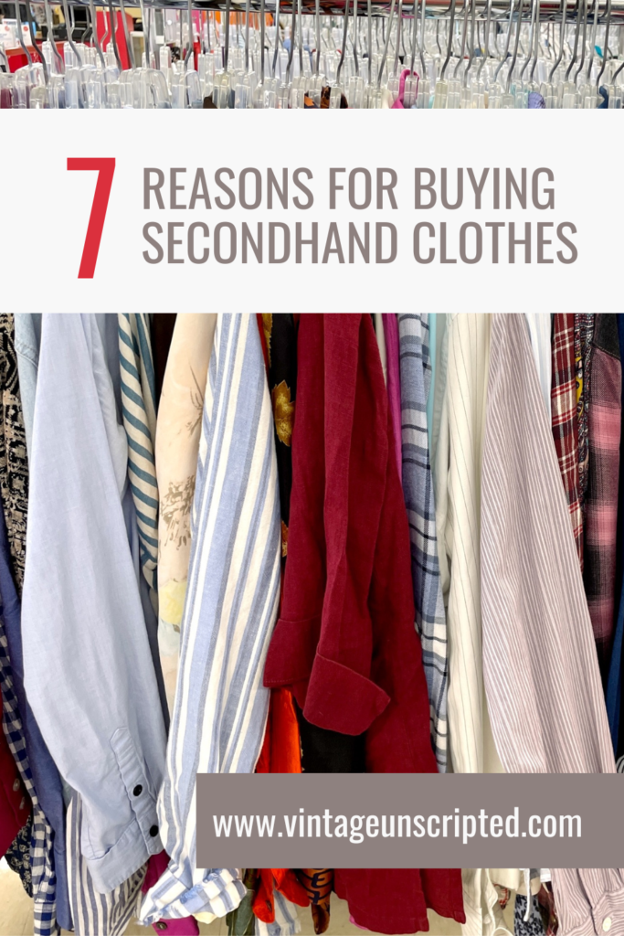 buying secondhand clothing