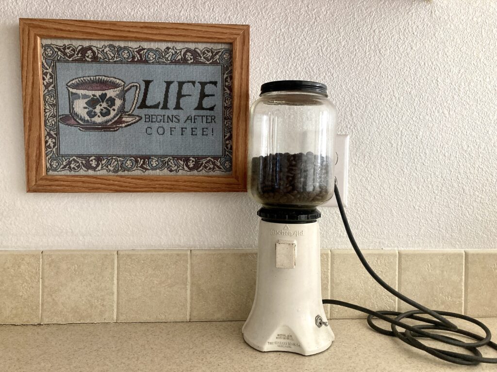 vintage coffee grinder vintage kitchen gadget