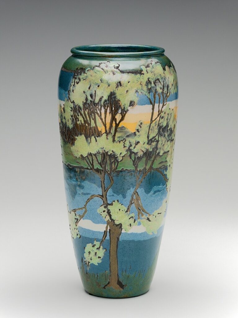 Vase by Paul Revere Pottery, Saturday Evening Girls 