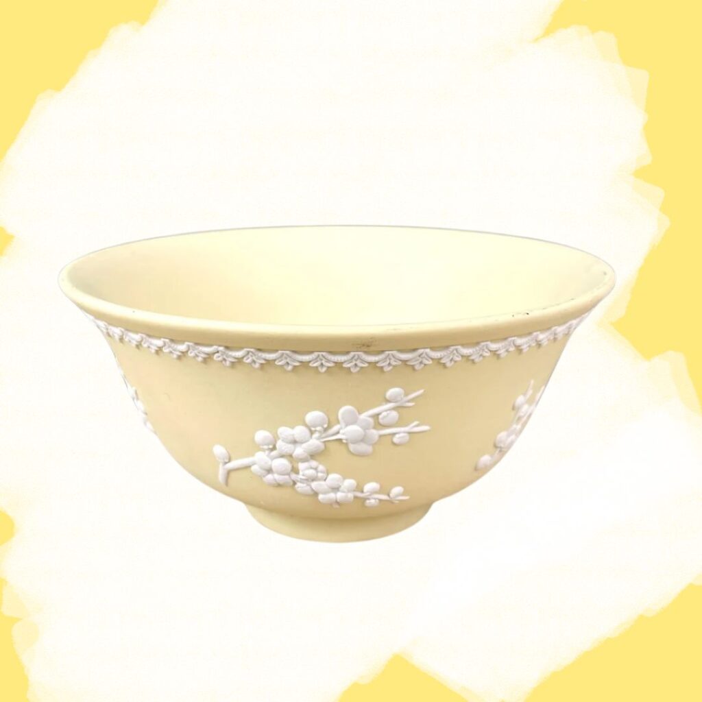 Yellow gifts - Wedgwood Yellow P rimrose Prunus Footed Bowl