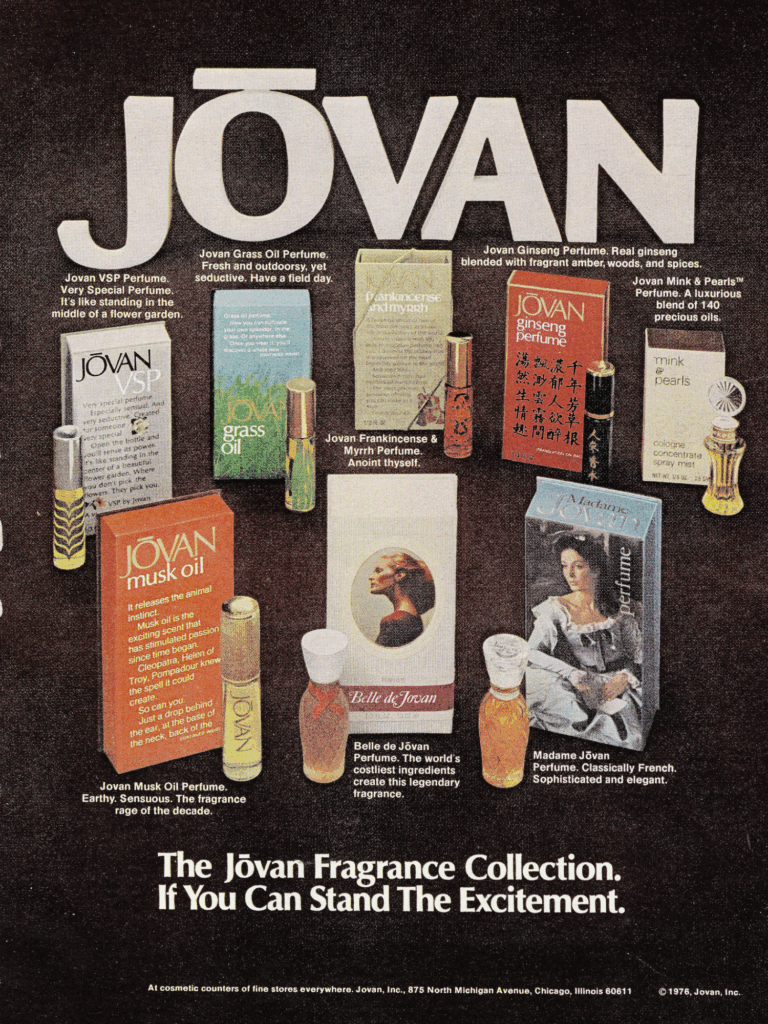1970s perfumes jovan musk oil ad
