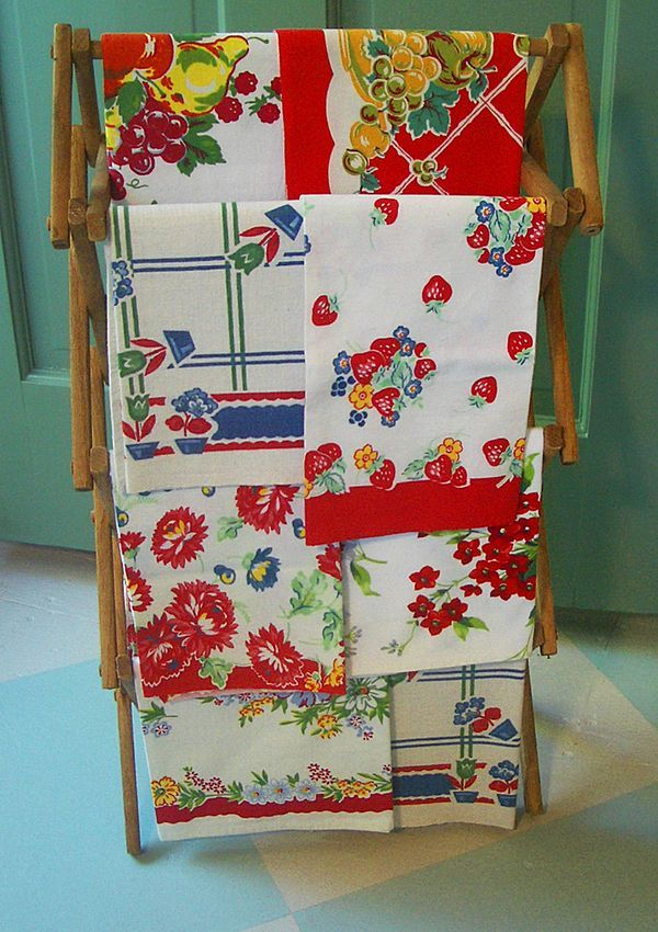 vintage Kitchen towels