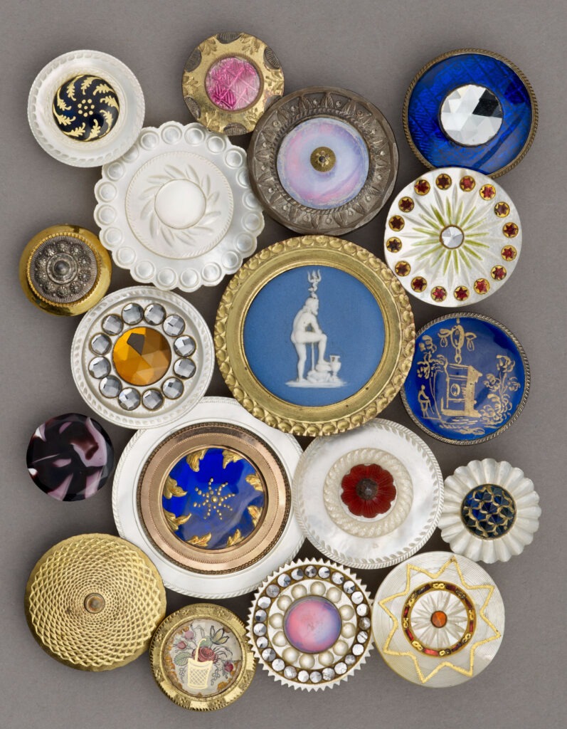 Antique button collection