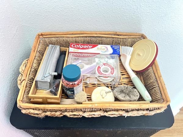 Vintage Casserole Basket